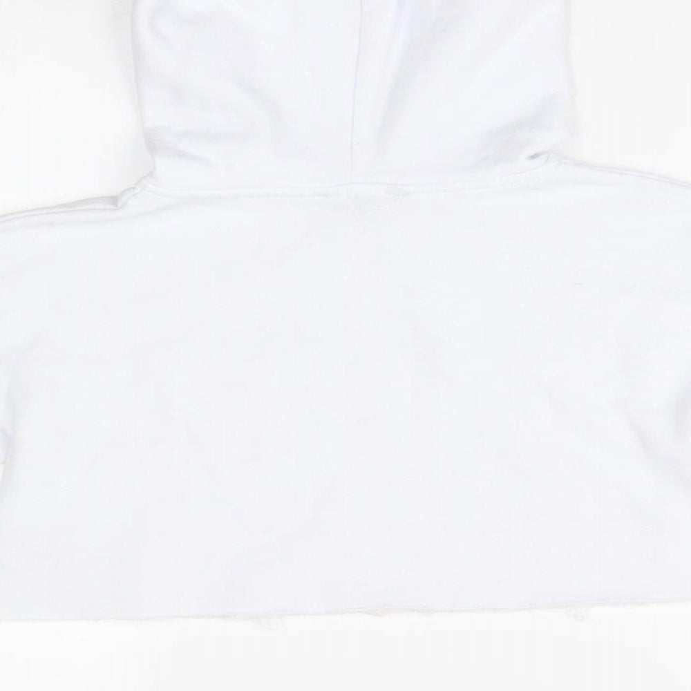 New Look 915 Girls White   Pullover Hoodie Size 10-11 Years