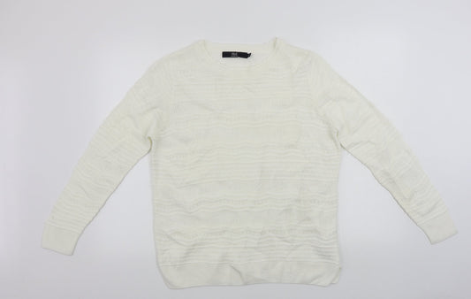 ISLE    Womens Ivory   Pullover Jumper Size L