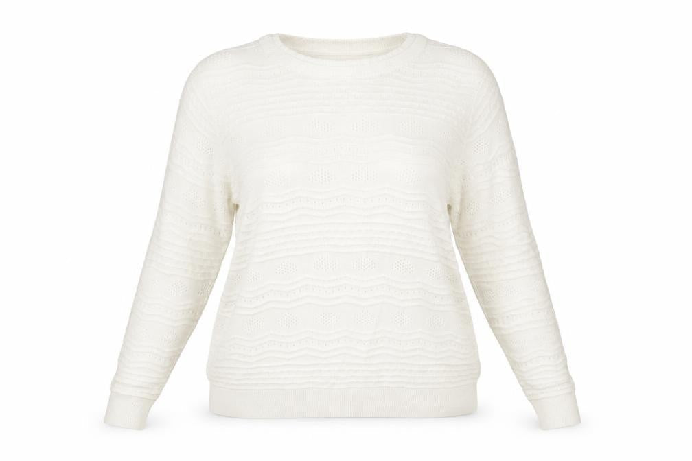 ISLE    Womens Ivory   Pullover Jumper Size L