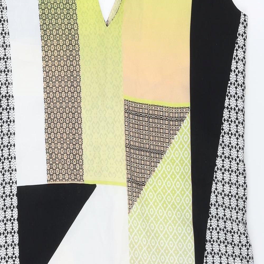 Neon Rose  Womens Yellow   A-Line  Size M