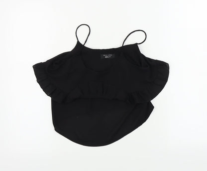 Additional front view of New Look girls’ black basic blouse, size 11, years