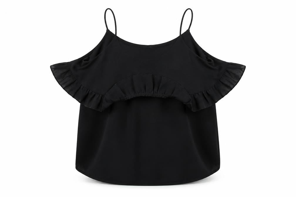 New Look  Girls Black   Basic Blouse Size 11 Years