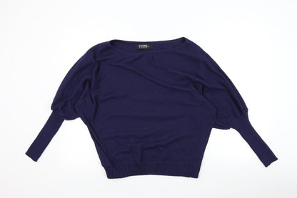 Yoins Womens Blue   Pullover Jumper Size M