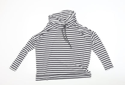 Tu Womens Multicoloured Striped  Pullover Jumper Size 8