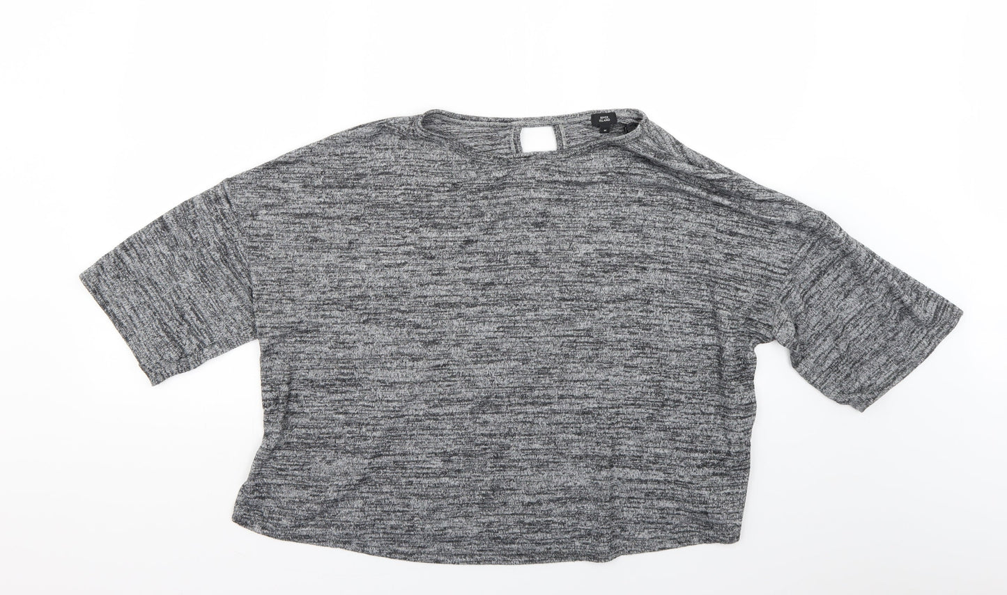 River Island Womens Grey   Basic T-Shirt Size M