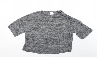 River Island Womens Grey   Basic T-Shirt Size M
