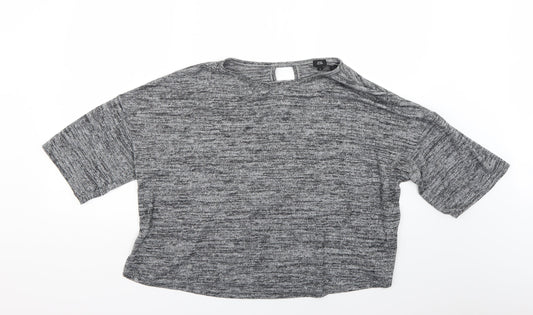 River Island Womens Grey   Basic T-Shirt Size M