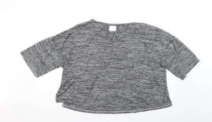 River Island Womens Grey   Basic T-Shirt Size M