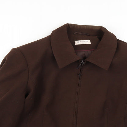 Bonmarché Womens Brown Jacket Size 14