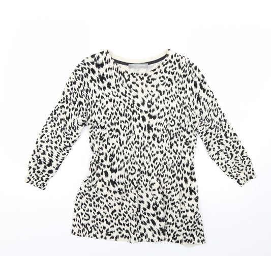Marks and Spencer Womens Multicoloured Animal Print  Pullover Jumper Size 12