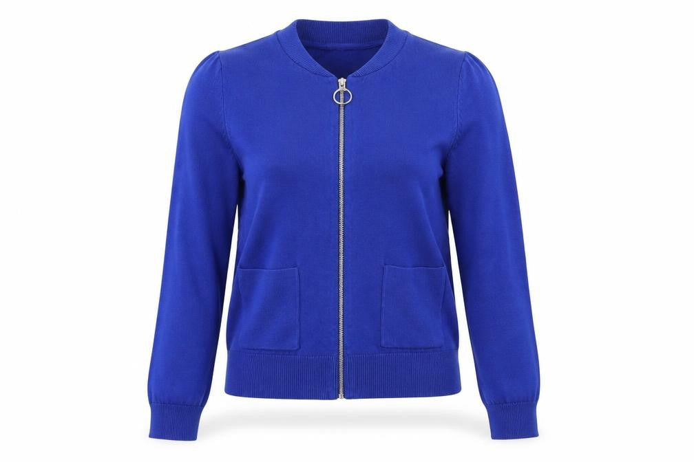 Red Herring Womens Blue   Full Zip Jumper Size 8