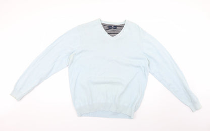 Marks & Spencer Mens Blue   Pullover Jumper Size L