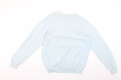 Marks & Spencer Mens Blue   Pullover Jumper Size L