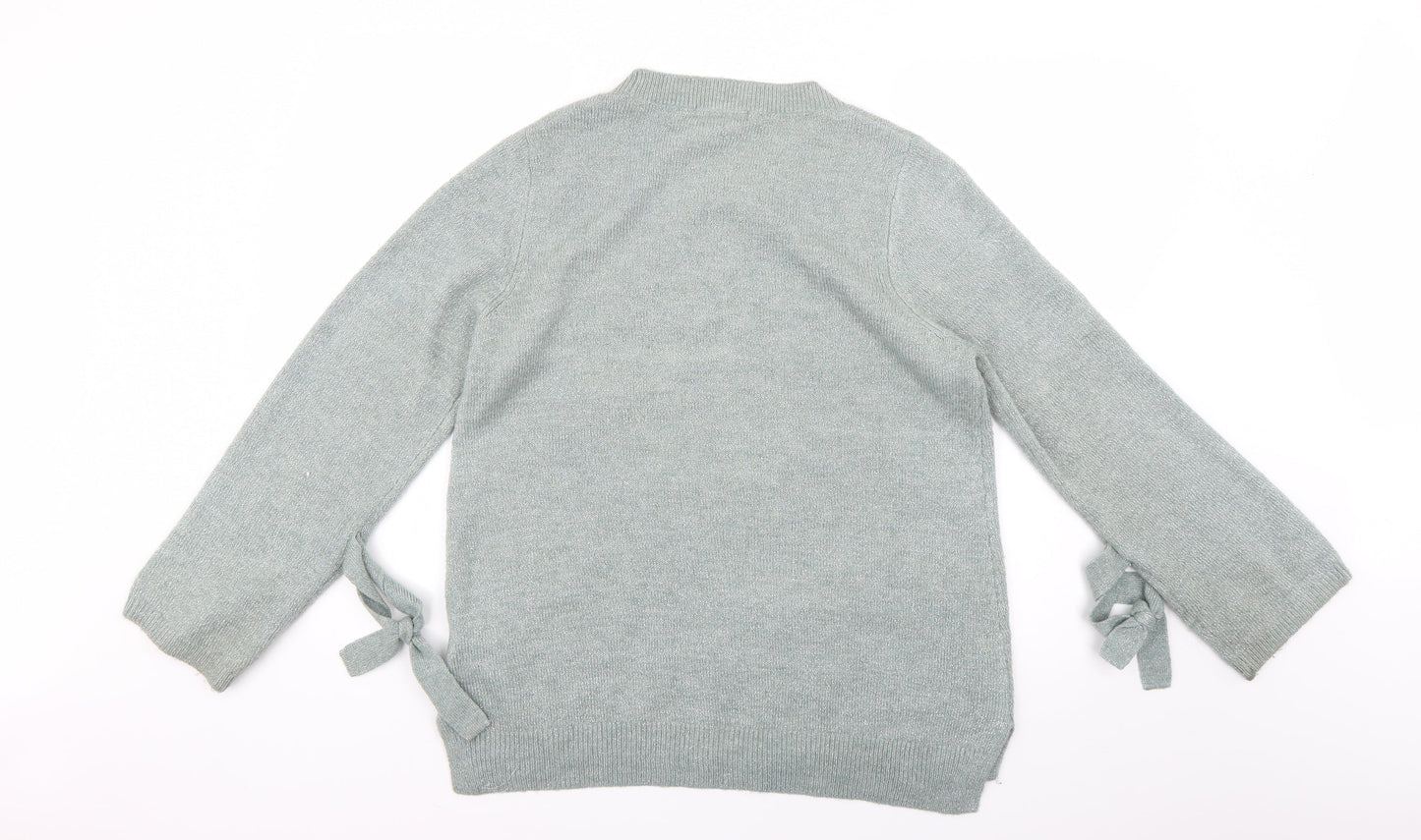 F&F Womens Green   Pullover Jumper Size 10