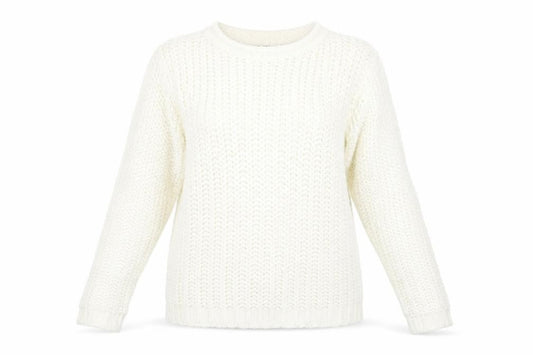 Dorothy Perkins Womens White   Pullover Jumper Size 14