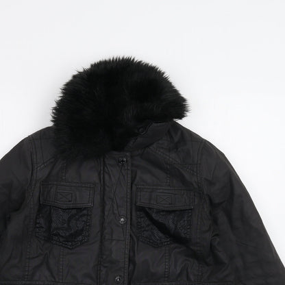 River Island Womens Black   Jacket  Size 8