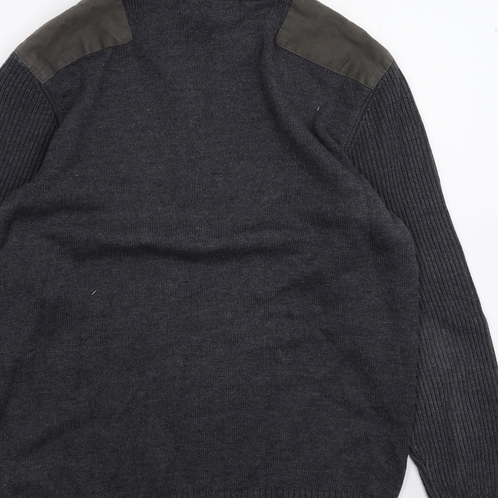 AriZona Mens Black   Pullover Jumper Size M