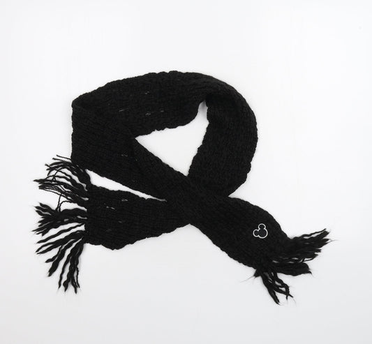 Preworn Womens Black    Scarf