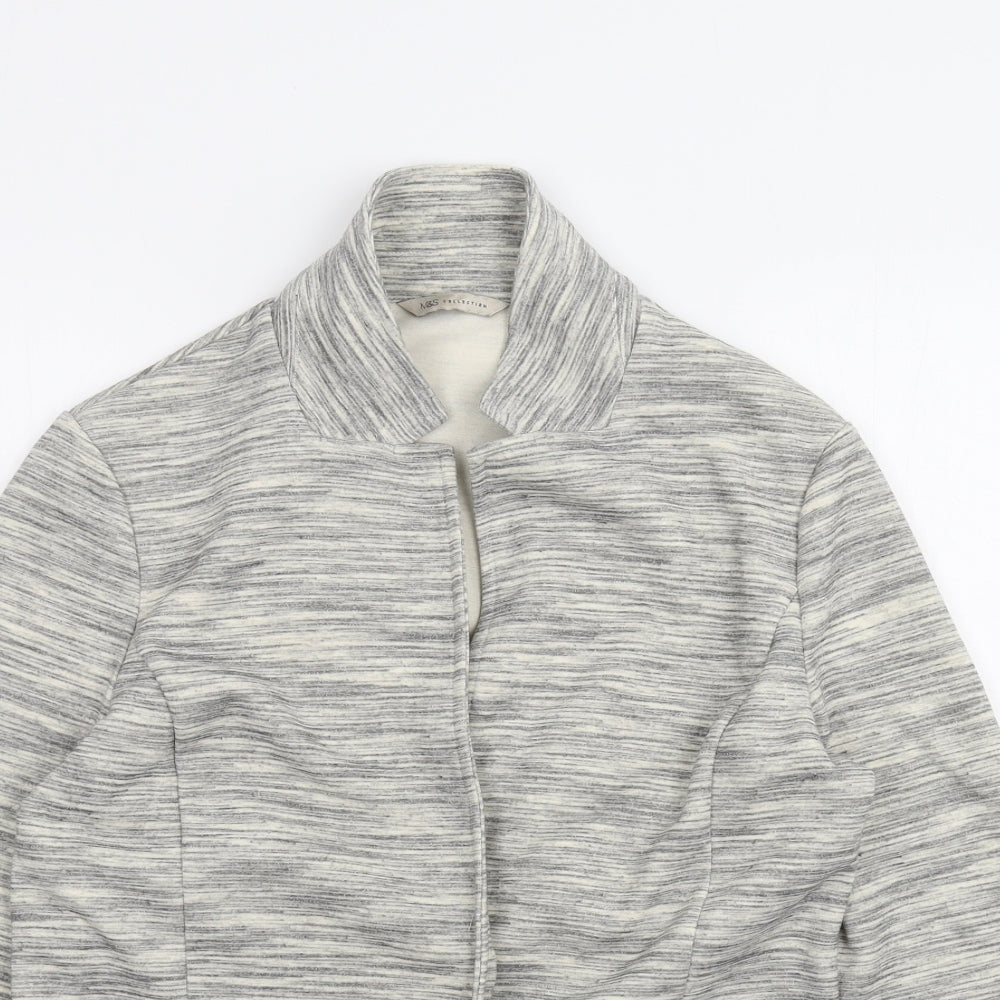 Marks and Spencer Womens White   Jacket  Size 14