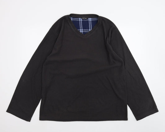 Peacocks Womens Black   Pullover Jumper Size L
