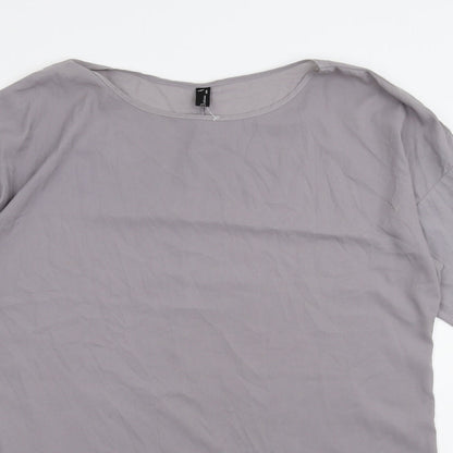 Zanzea Womens Purple   Basic T-Shirt Size 2XL