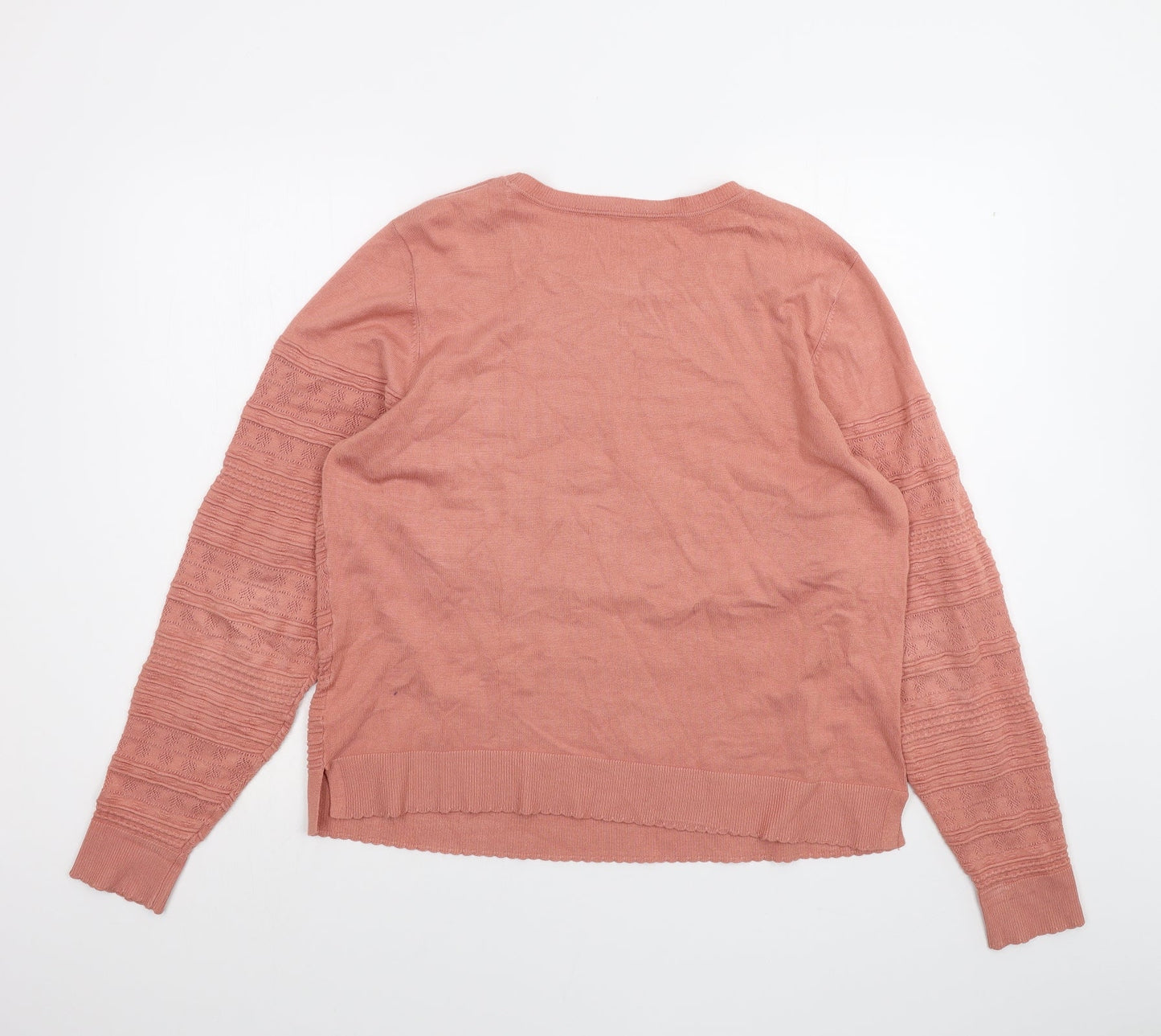 Oasis Womens Pink   Basic T-Shirt Size XL