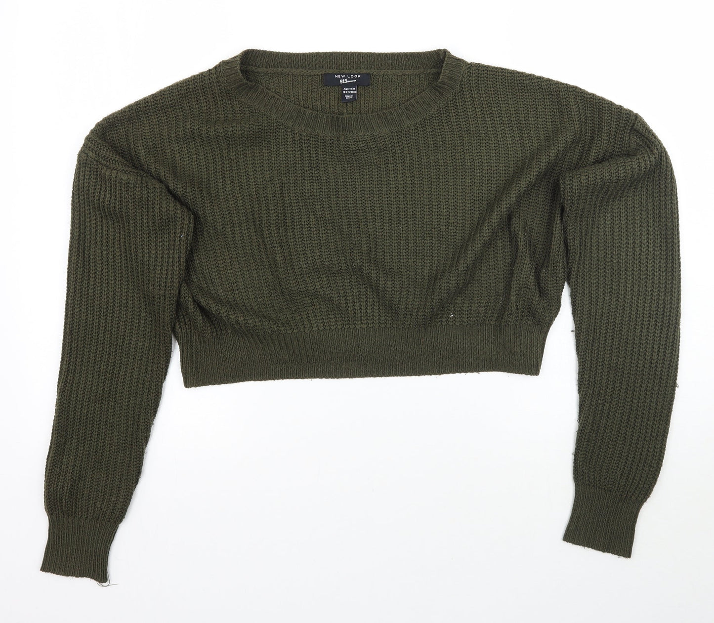 Newlook Girls Green   Pullover Jumper Size 14 Years