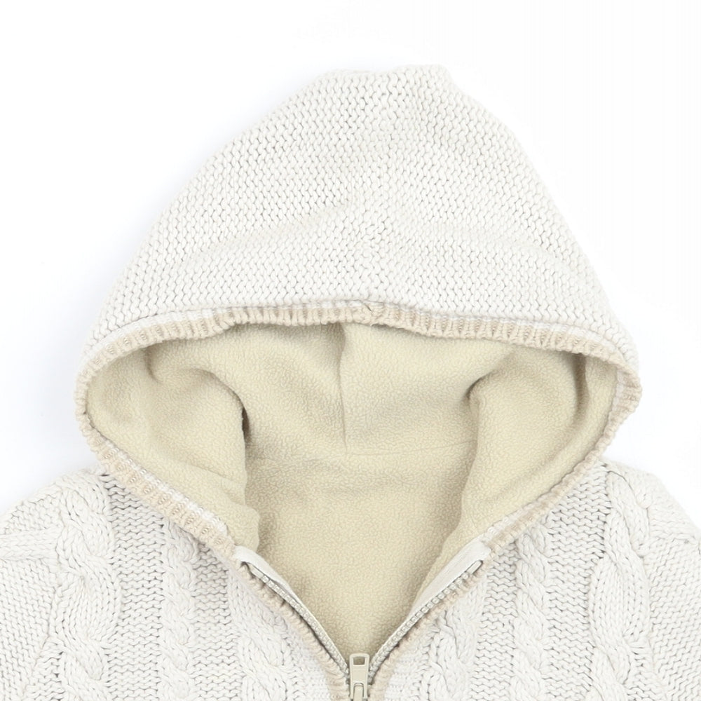 Mothercare Boys Beige   Jacket Coatigan Size 6-9 Months