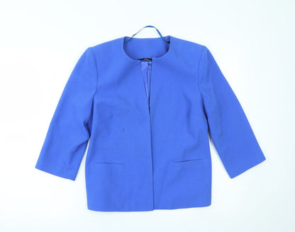 Bonmarché Womens Blue Jacket Blazer Size 10