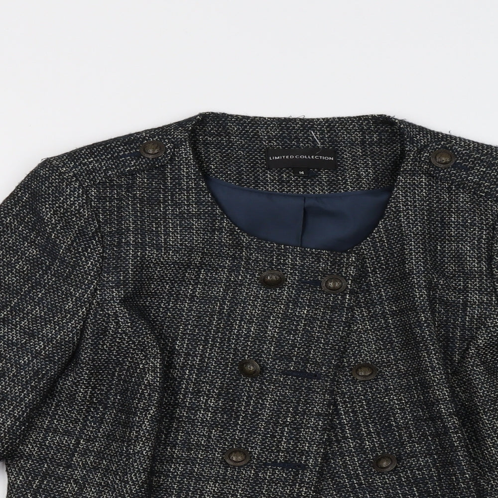 Marks & Spencer Womens Blue   Jacket Blazer Size 14