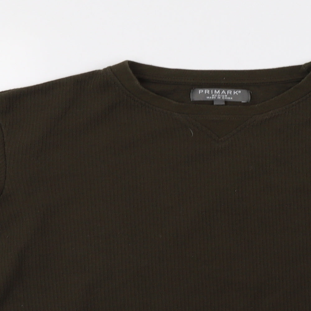 Primark Mens Green   Pullover Sweatshirt Size M
