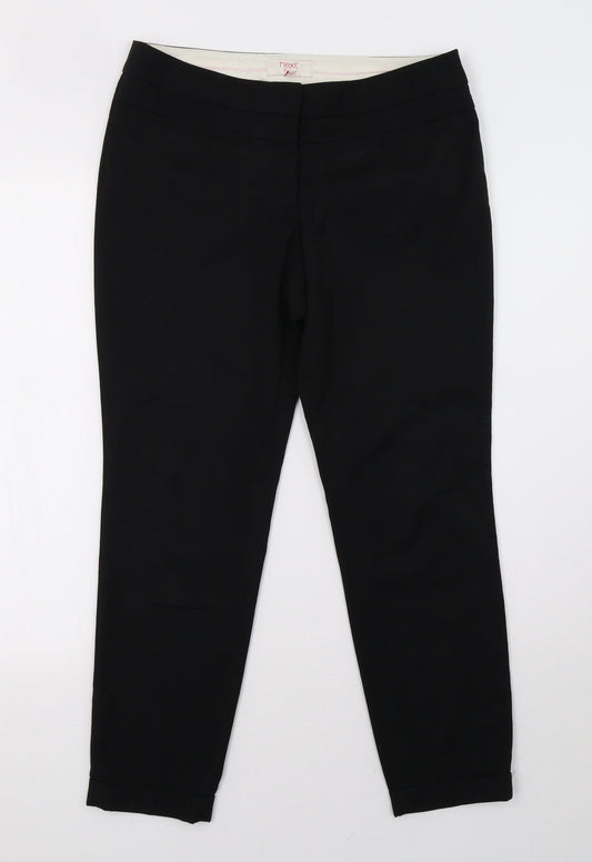 NEXT Womens Black   Trousers  Size 10 L26 in