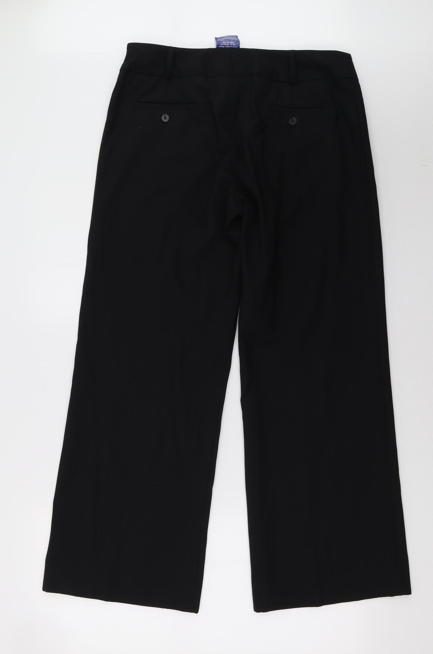 Alexander Womens Black   Trousers  Size 12 L31 in