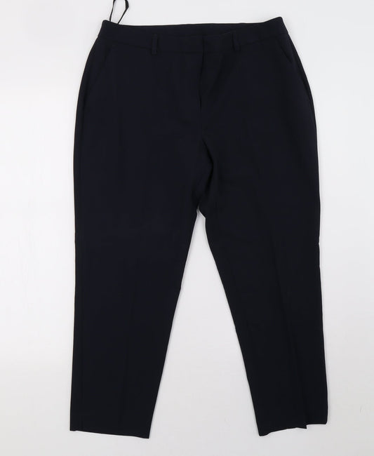 Dorothy Perkins Womens Blue   Trousers  Size 12 L26 in