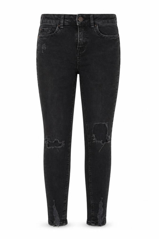 New Look Womens Black  Denim Skinny Jeans Size 8 L27 in