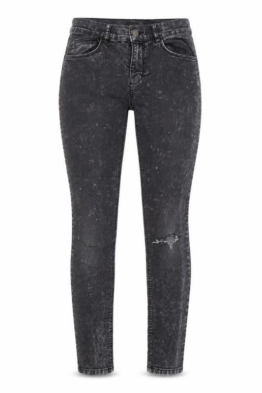 H&M Womens Grey  Denim Skinny Jeans Size 6 L29 in