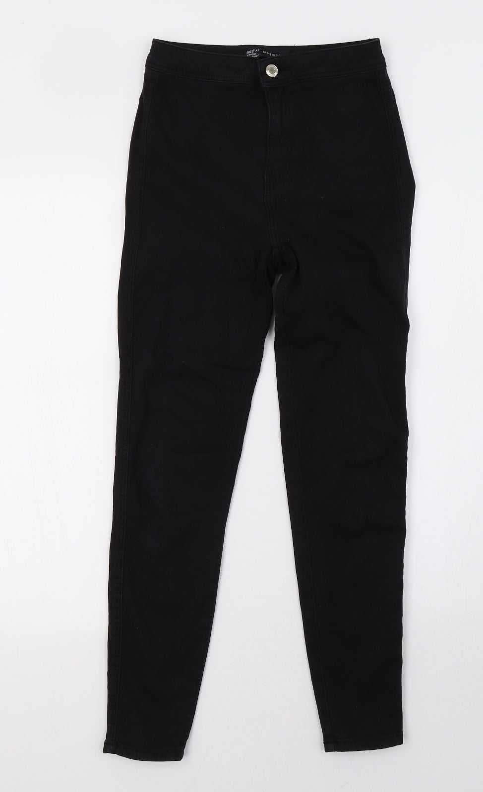 Bershka Womens Black  Denim Skinny Jeans Size 6 L28 in