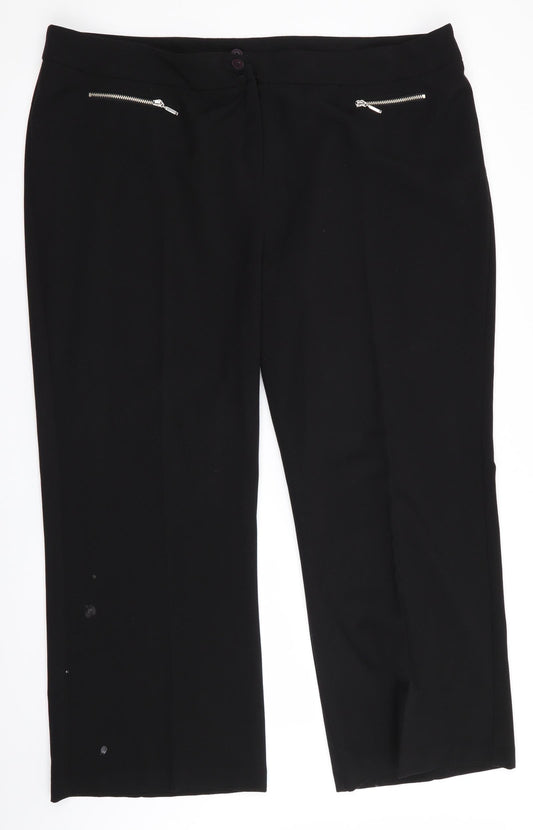 CMD Womenswear Womens Black   Trousers  Size 20 L27 in