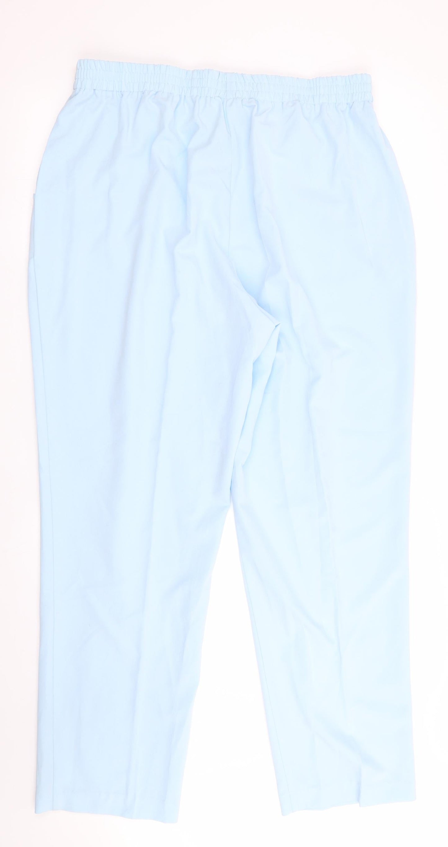 Ocealis Womens Blue   Trousers  Size 22 L29 in