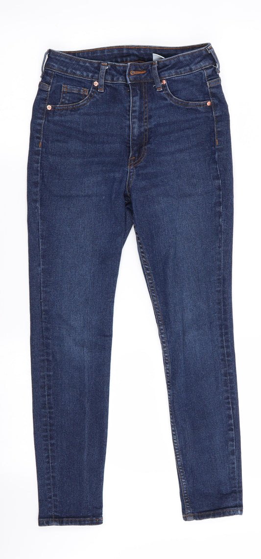 H&M Womens Blue   Jegging Jeans Size 6 L25 in
