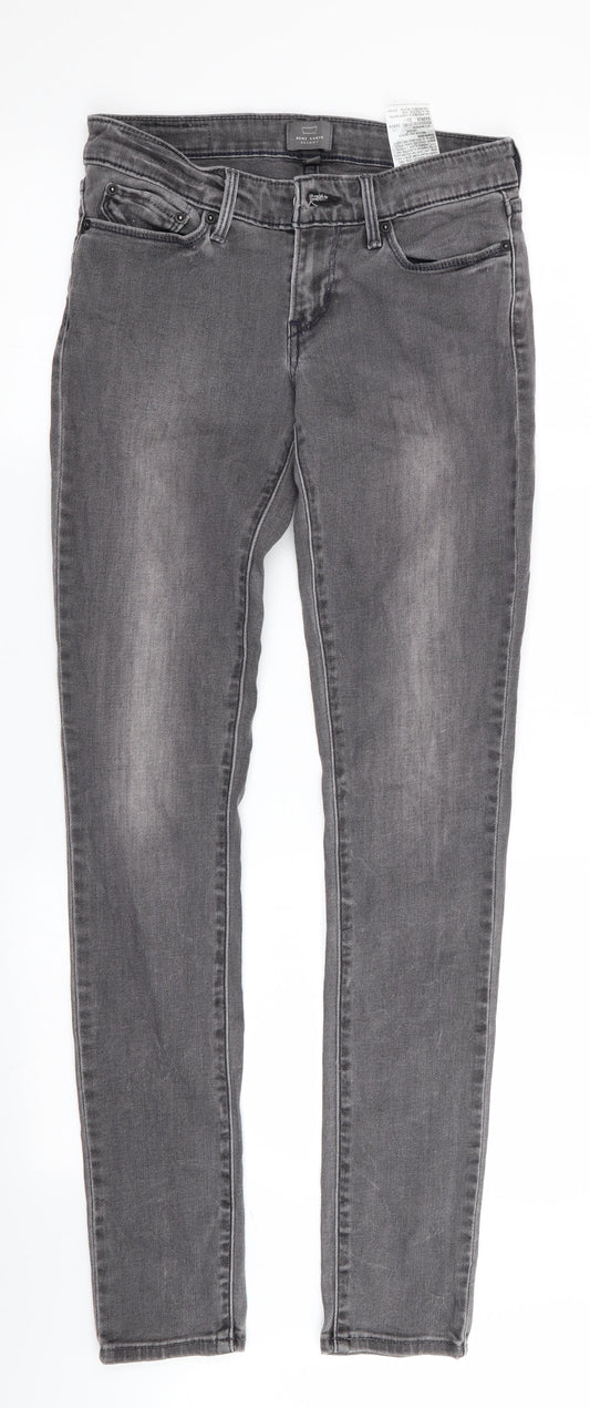 Demi Curve Womens Grey   Skinny Jeans Size 26 L32 in