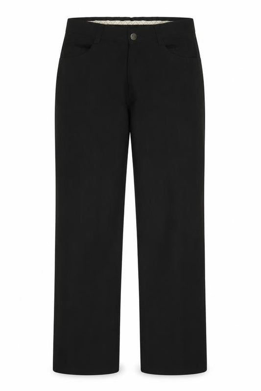 Creon Previs Womens Black Striped  Dress Pants Trousers Size 32 L31 in
