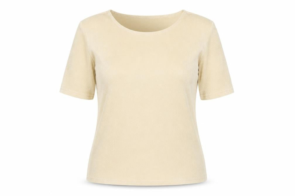 Berkertex Womens Beige   Basic Blouse Size 14