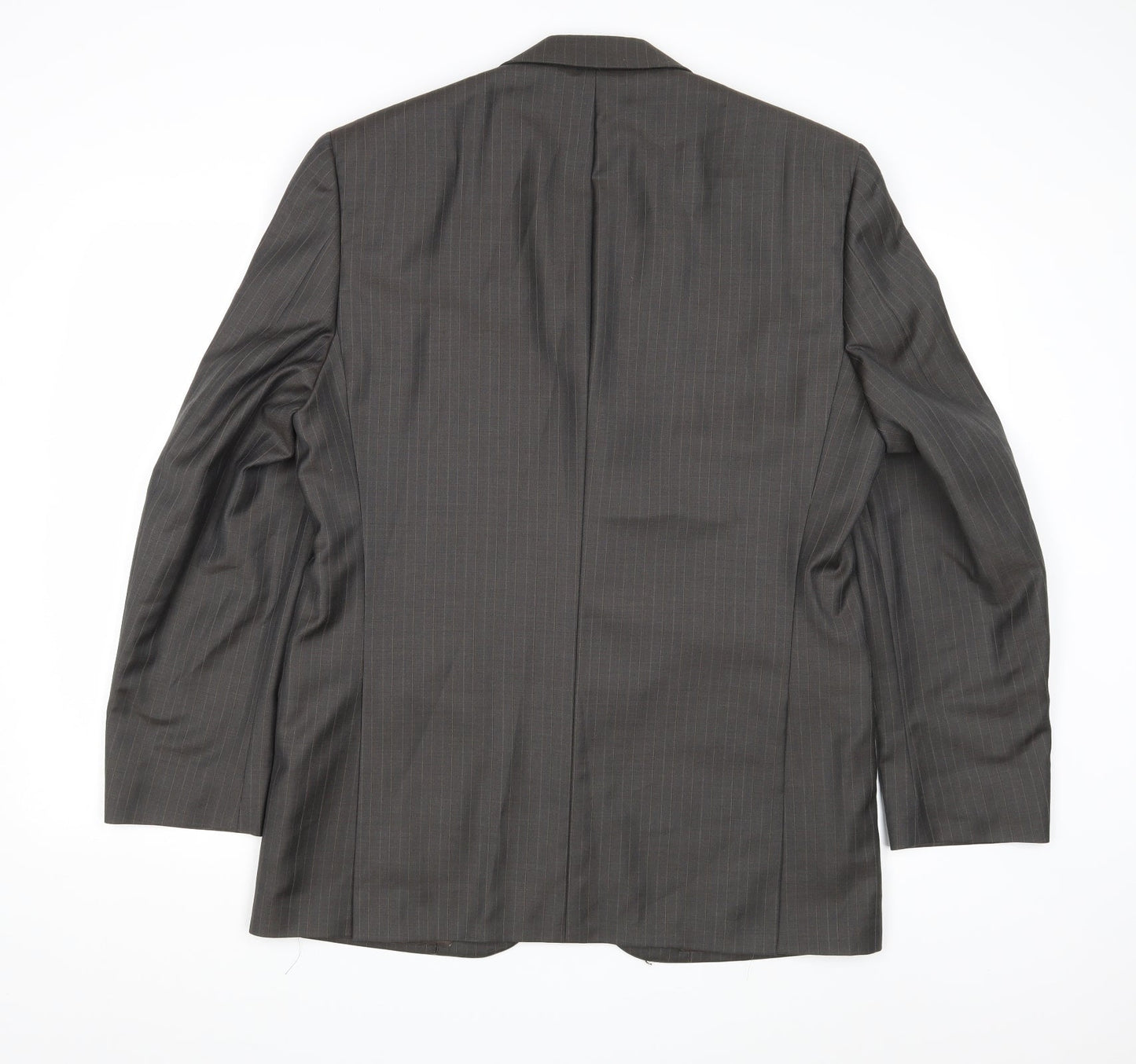 Concepts Mens Brown Striped  Jacket Blazer Size 40