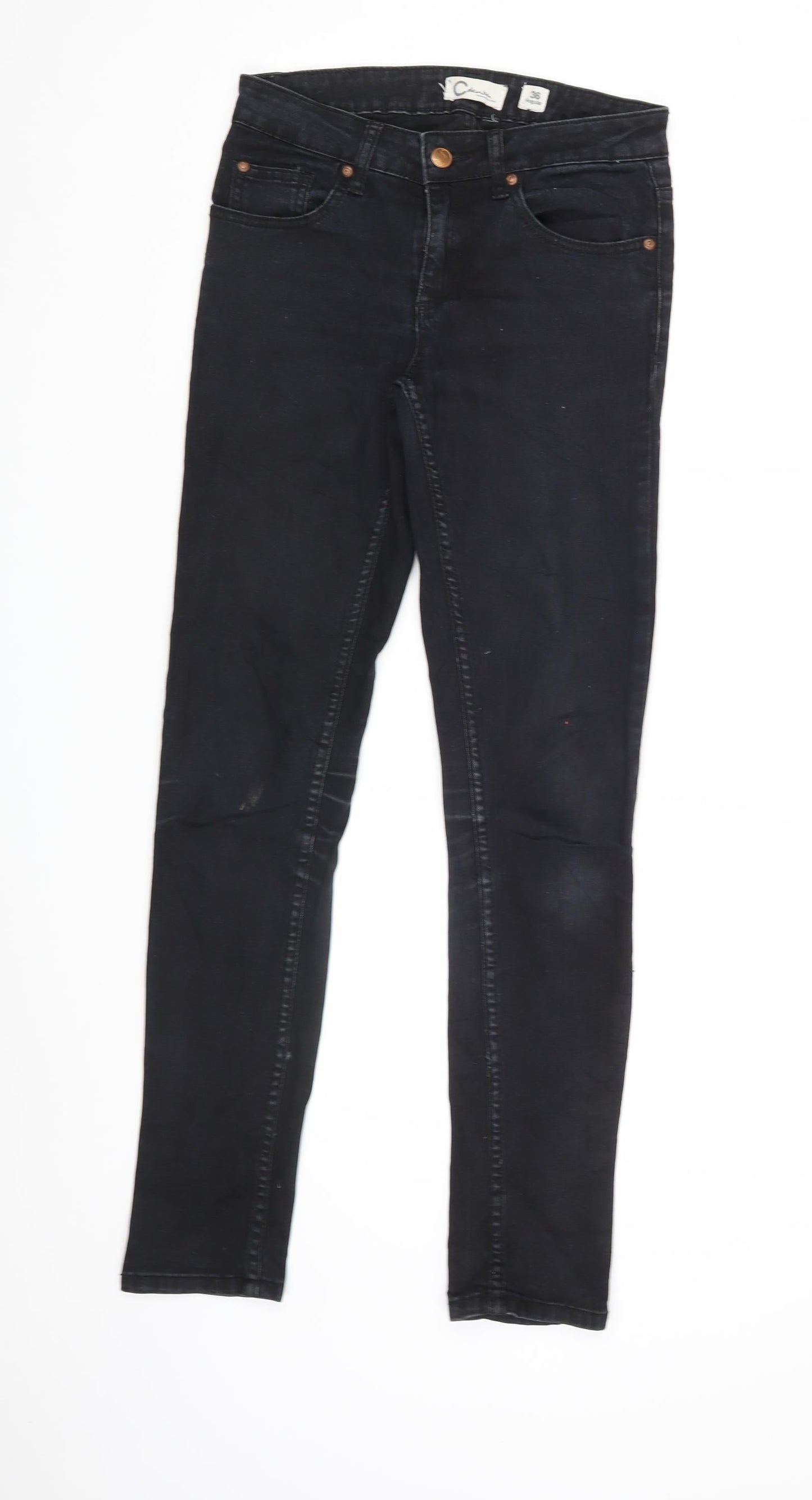 C Denim Womens Black   Skinny Jeans Size 8 L30 in