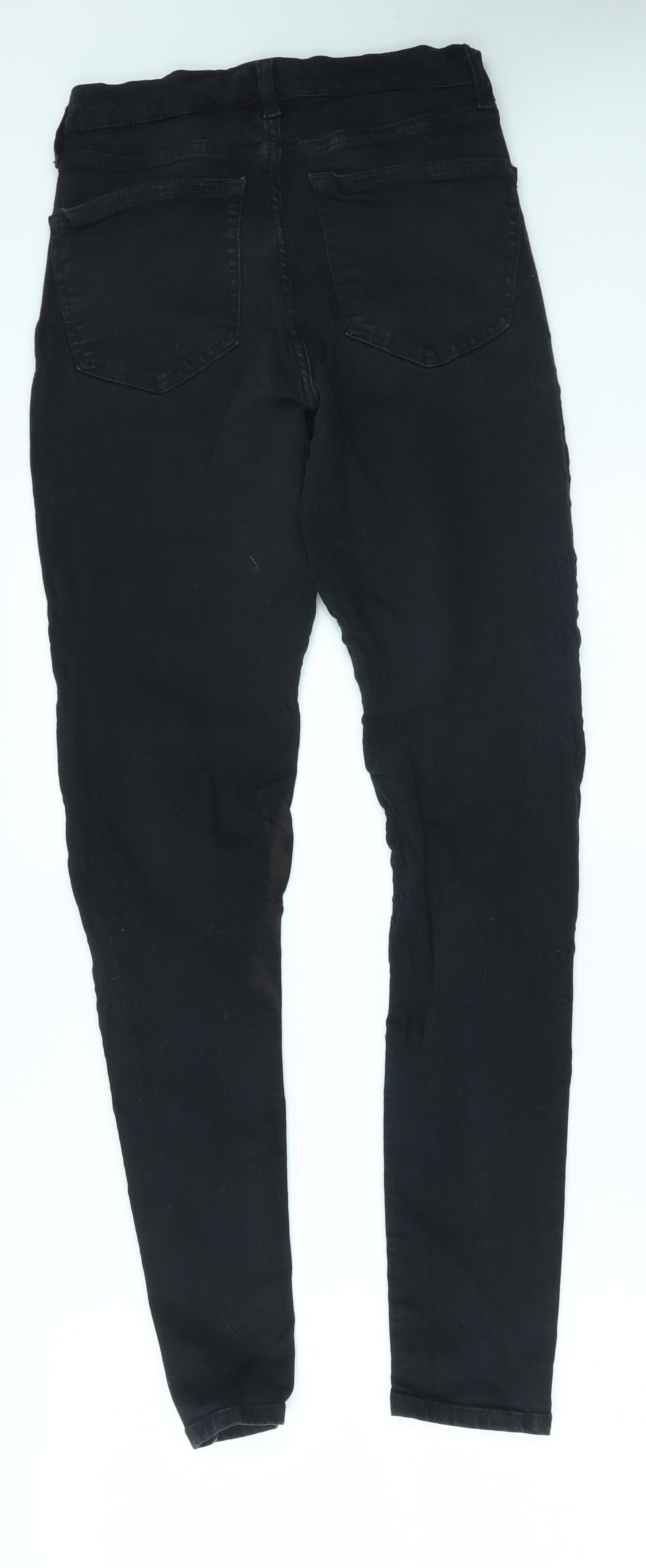 Topshop Womens Black   Skinny Jeans Size 28 in L34 in