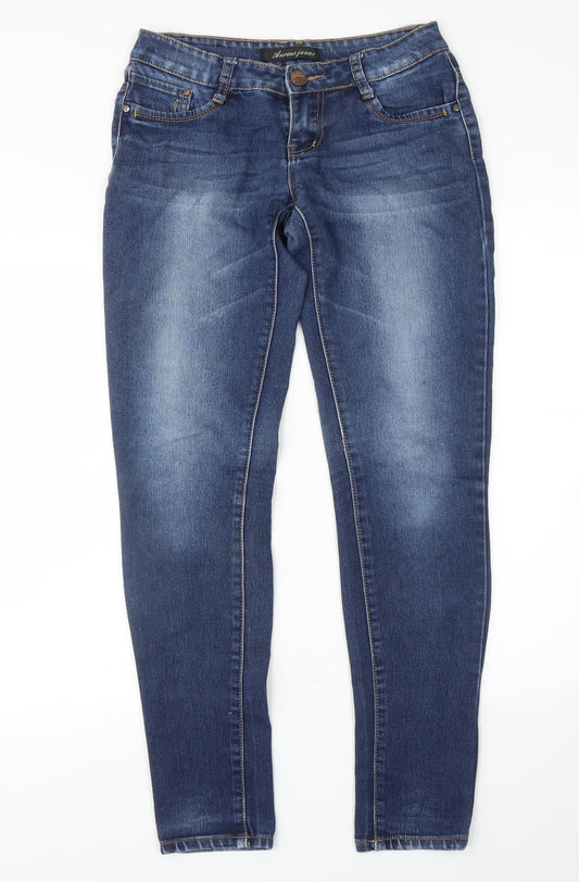 Aureus Womens Blue   Skinny Jeans Size M L30 in