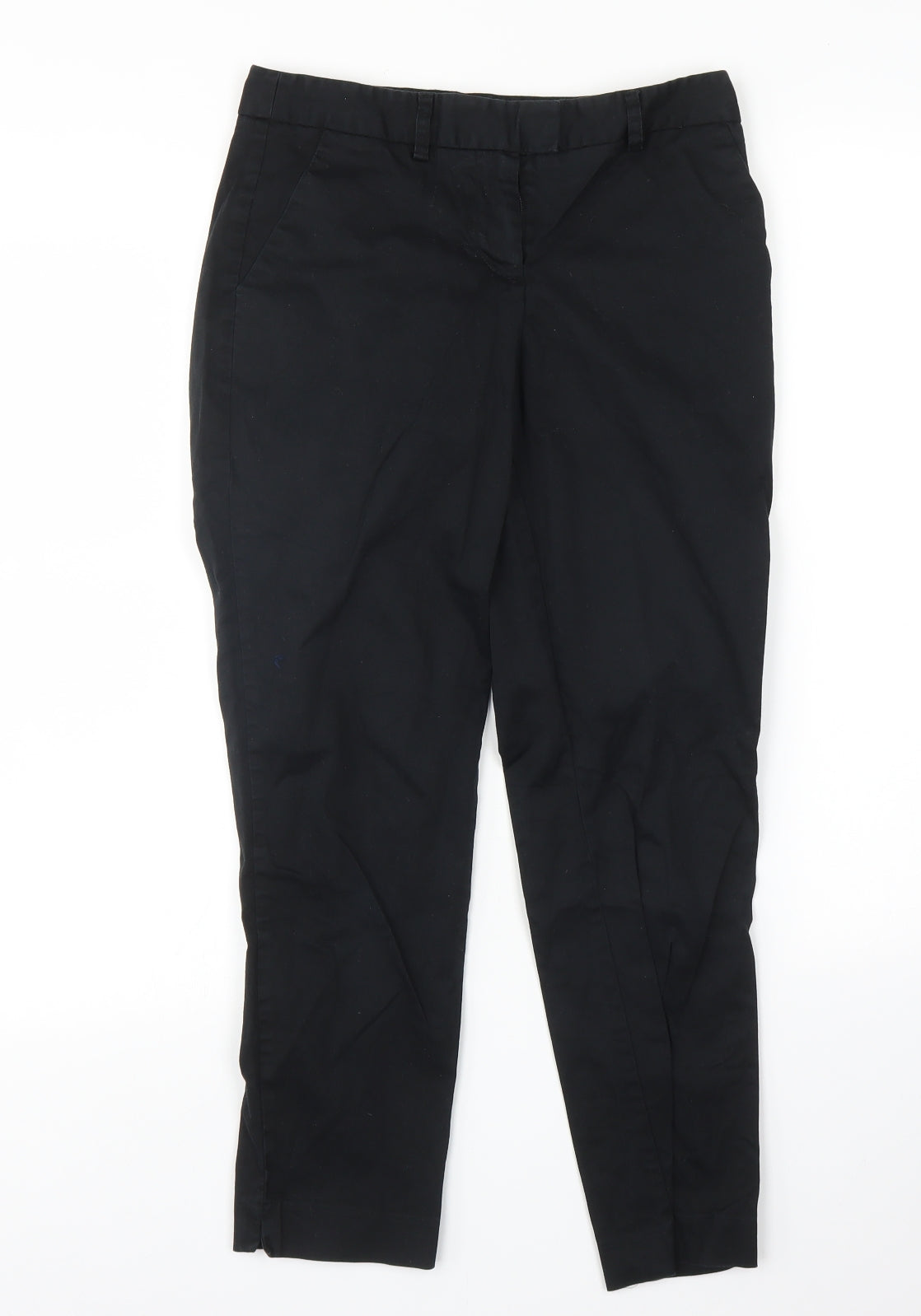 FOREVER 21 Womens Black   Cropped Trousers Size S L26 in
