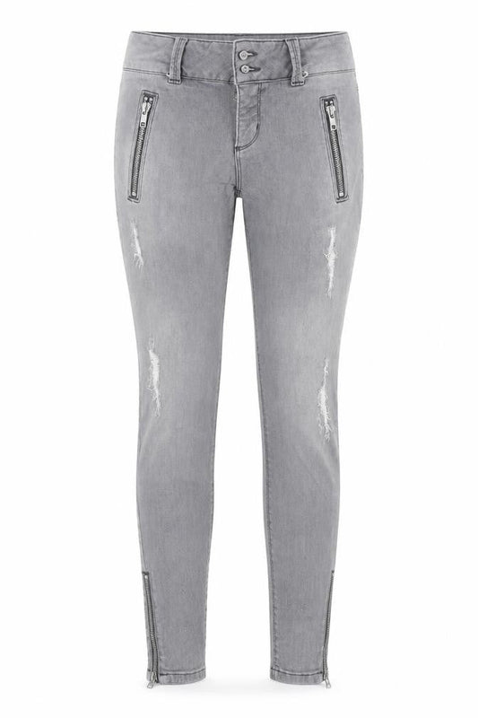 Womens Grey   Skinny Jeans Size 26 in L26 in