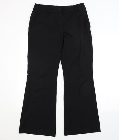 Marks & Spencer Womens Black   Trousers  Size 12 L29 in